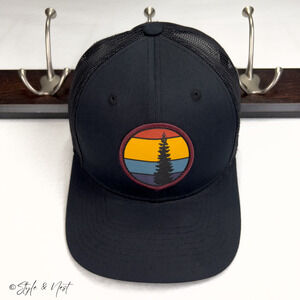 Columbia Spring Grove Tree Snapback Mesh Trucker Hat Horizons Patch OSFA